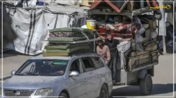 أولى علامات النزوح الجماعي عائلات فلسطينية تبدأ النزوح من غزة بسبب قصف الاحتلال المكثف 1